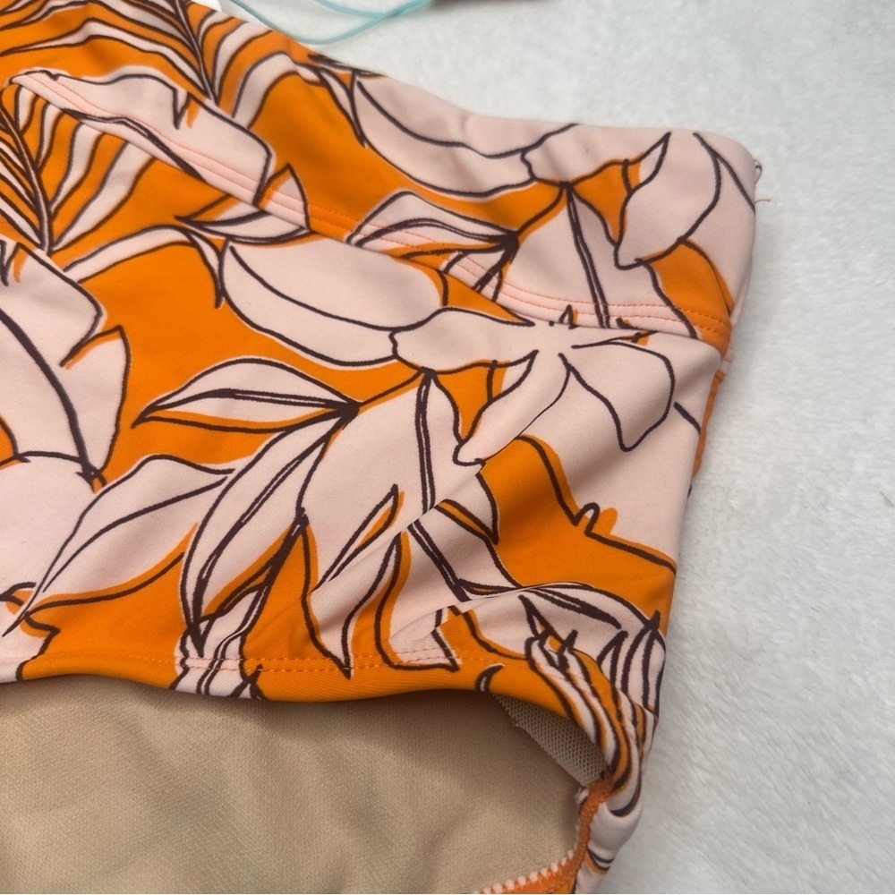 Kona Sol Women's High Waist Full Seat Coverage Bikini Bottom Size L (12-14) - Picture 4 of 11